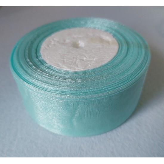 Лента капроновая однотонная ш.40мм/ цв.светло-голубой, цена за 1 м